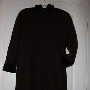 Vintage Jofeld Winter Wool Coat - Brown